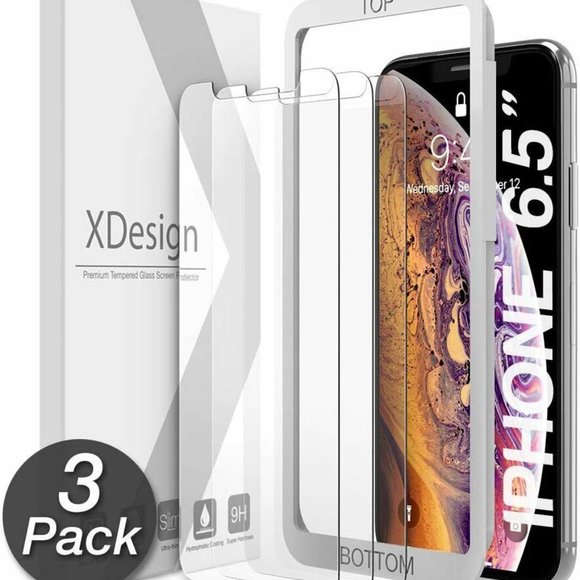XDESIGN IPHONE TEMPERED GLASS SCREEN PROTECTOR (for Iphone 12 Pro Max 6.5") - Picture 1 of 1